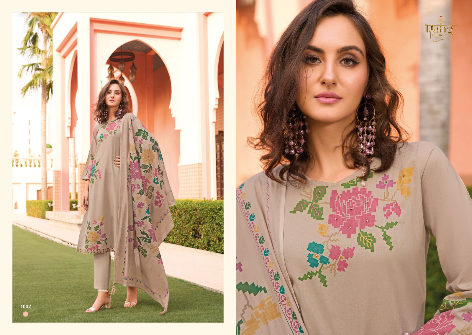 Freesia By Rang Swiss Lawn Cambric Salwar Kameez Wholesalers In Delhi